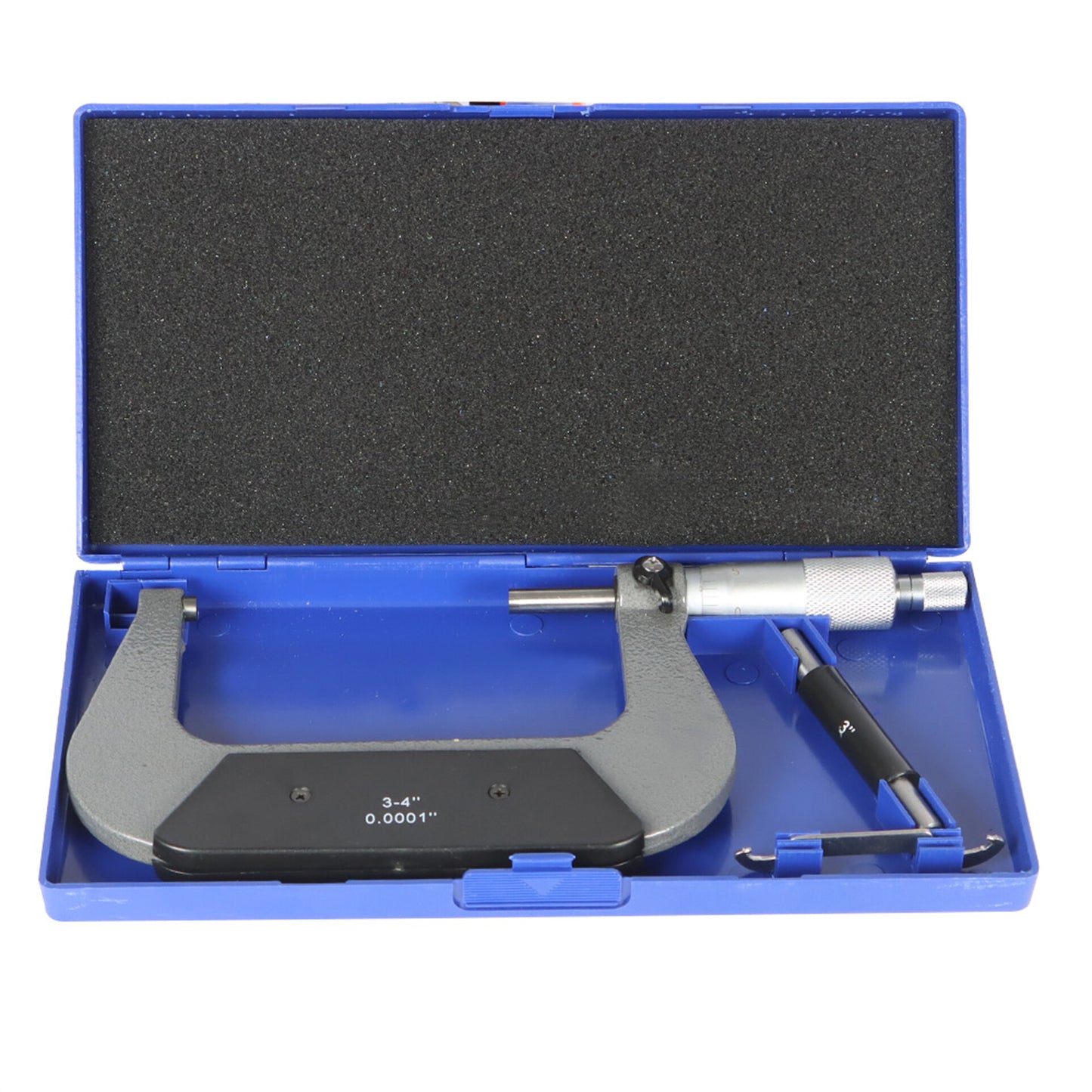 ALL-CARB Micrometer 3-4 Inch 0.0001 Inch Precision Outside Micrometer Carbide Tipped