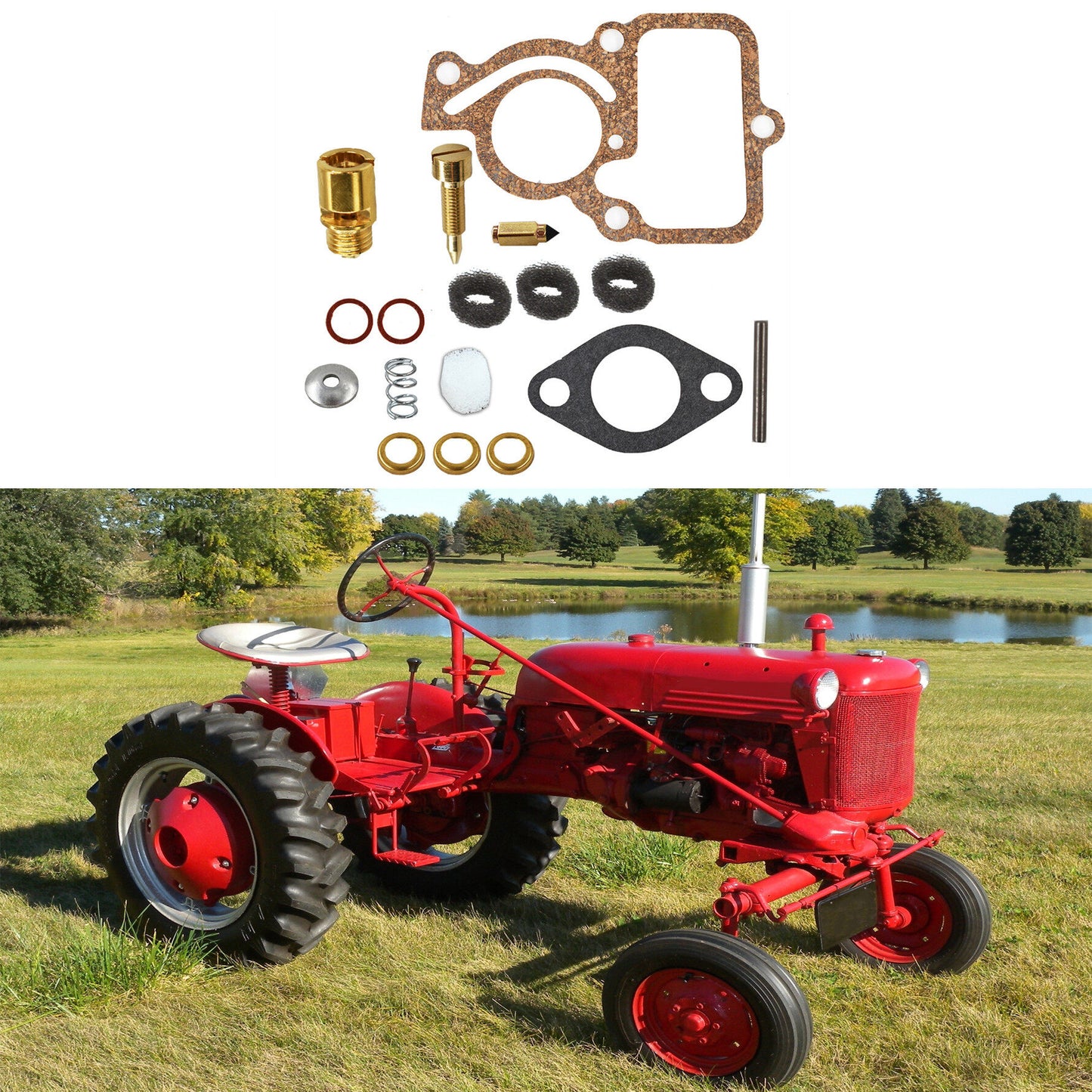 ALL-CARB Carburetor Carb Repair Rebuild Kit Replacement for IH Farmall Cub Tractors