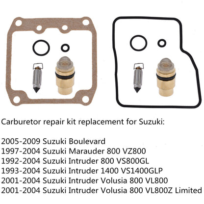 ALL-CARB Carburetor Carb Rebuild Kit Replacement for Suzuki Intruder 800 1400 VS800GL VS140 1992-2004