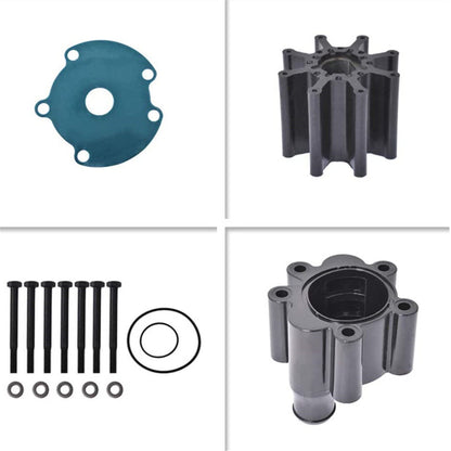ALL-CARB Water Pump Impeller Kit & Housing Sea Water Pump Impeller Repair Parts Replacement for Mercury Mariner Bravo Raw 46-807151A14 18-3150