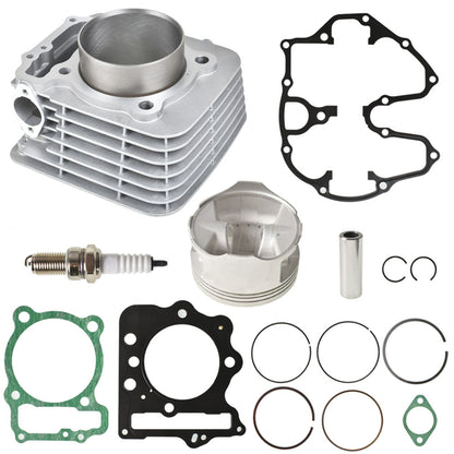 ALL-CARB Cylinder Piston Gasket Rebuild Kit Replacement for Honda Sportrax 400 12100-HN1-A70 12191-KCY-672 1999-2008