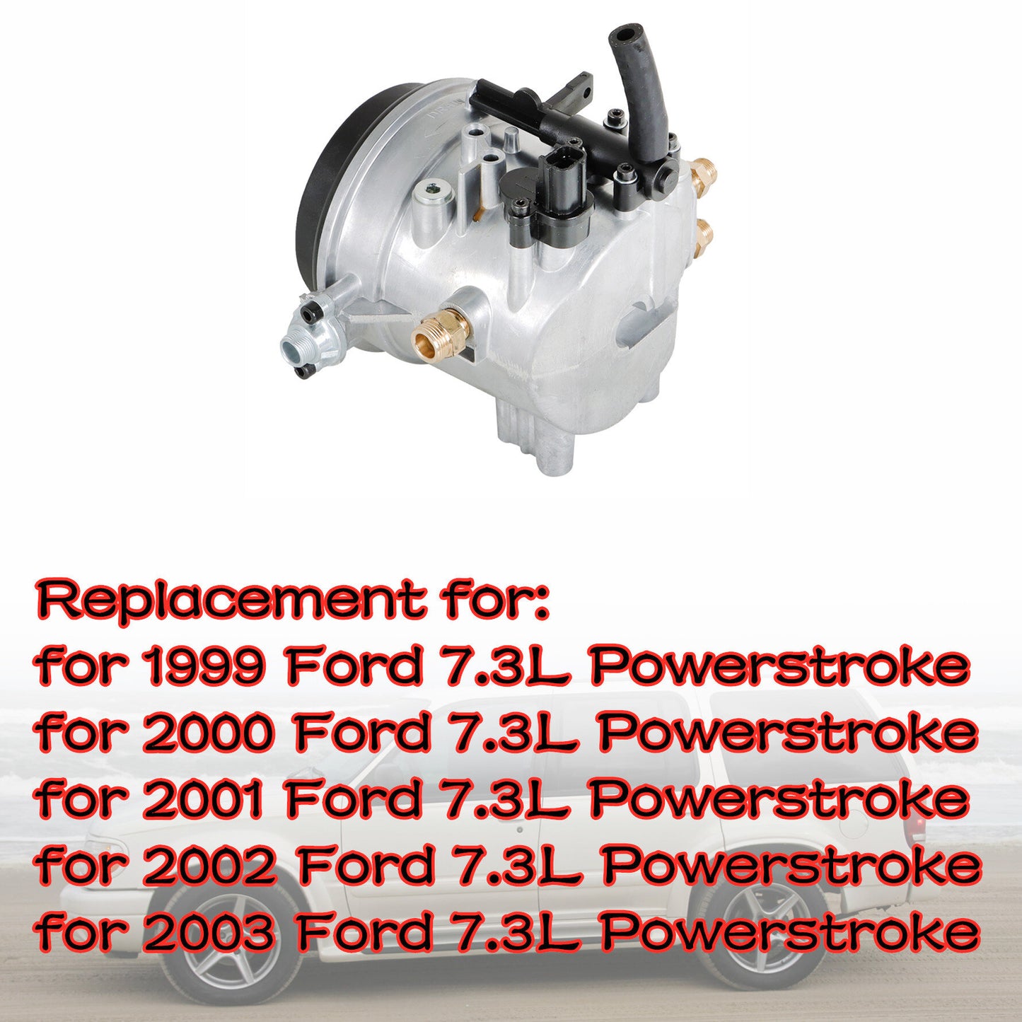 ALL-CARB Fuel Filter Housing Replacement for 1999-2003 Ford 7.3L F81Z9155AC