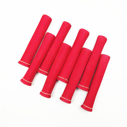 ALL-CARB Red Spark Plug Wire Boots Heat Shield Protector Sleeve 1200° Replacement for SBC BBC 8 Pcs