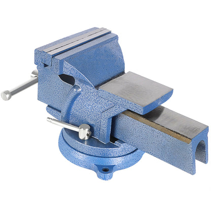 ALL-CARB 6 Bench Vise Table Top Clamp Press Locking Swivel Base Heavy-Duty for Crafting Painting Sculpting Modeling Electronics Soldering Woodworking and Fishing Tackle