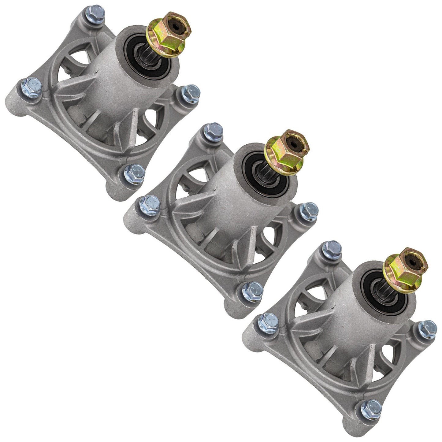 ALL-CARB 3-Pack Deck Spindle Assembly Replacement for Hustler Raptor Limited 36 42 52 inch 604214