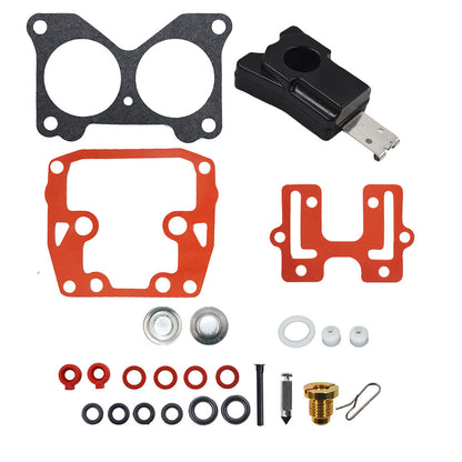 ALL-CARB 2 Pack Carburetor Rebuild Kit Replacement for Johnson Evinrude V4 85 90 100 115 125 140 HP