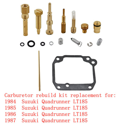 ALL-CARB Carburetor Repair Carb Rebuild Kit Replacement for Suzuki Quadrunner LT185 1984 1985 1986 1987