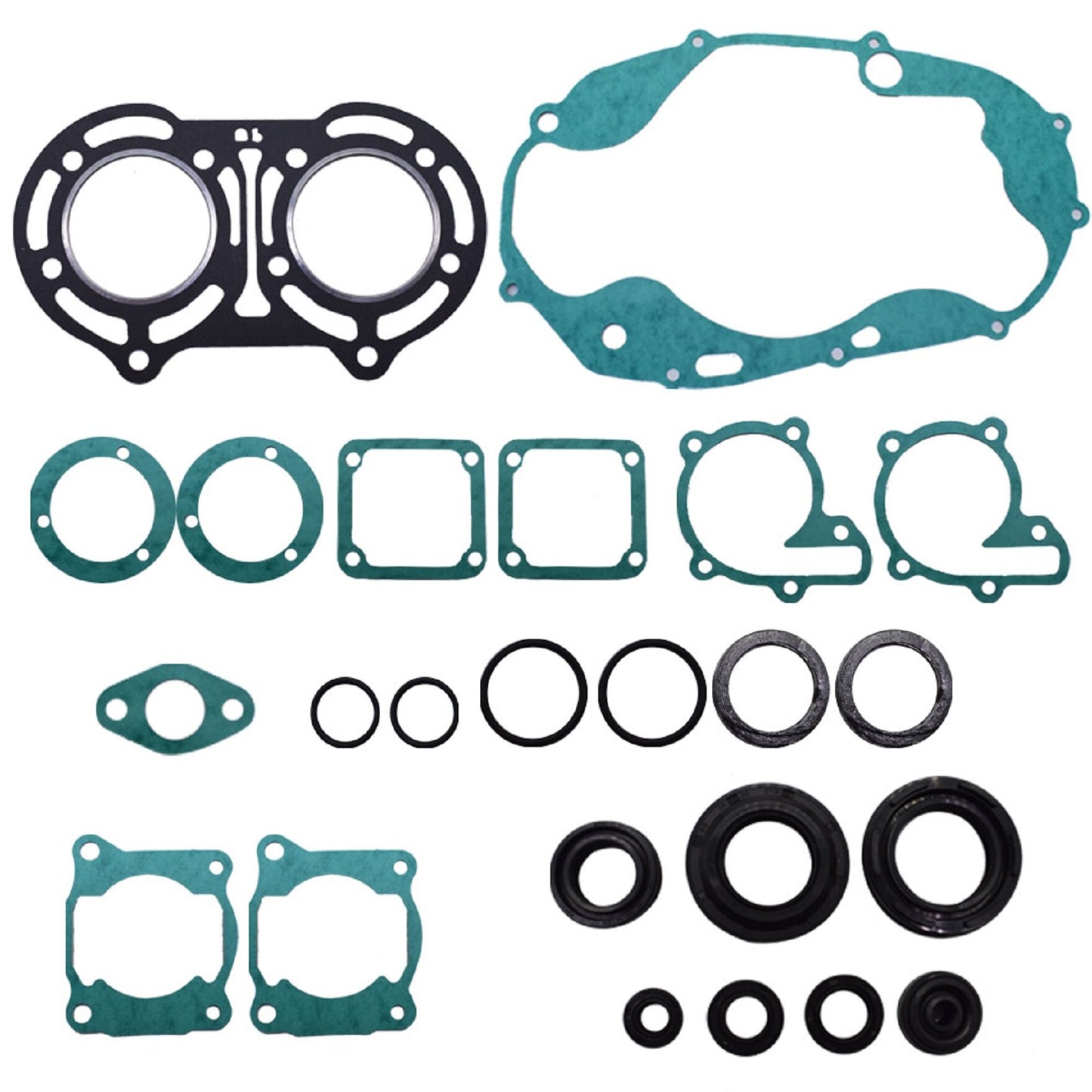 ALL-CARB Engine Gasket Set with Oil Seals Kit Replacement for Yamaha Banshee 350 1987-2006 YFZ350