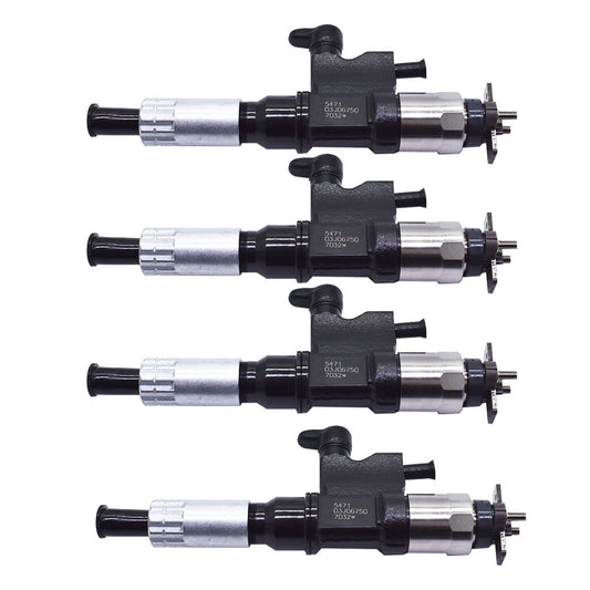 ALL-CARB 4PCS 4HK1 Diesel Fuel Injectors Replacement for Isuzu NPR 5.2L 2001-2007 4HK1 095000-5471