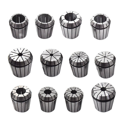 ALL-CARB 12Pcs ER40 Spring Collet Set 1/8 - 1-1/8 Inch for CNC Milling Lathe Tool and Engraving Machine Carbon Steel