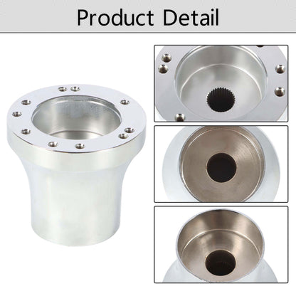 ALL-CARB Golf Cart Steering Wheel Chrome Hub Adapter Replacement for DS 1985-up