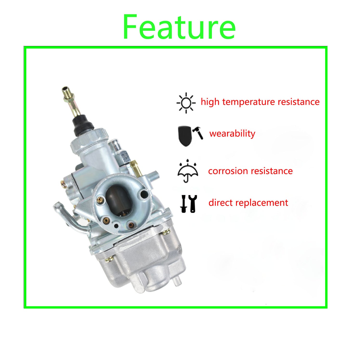 ALL-CARB Carburetor Replacement for Yamaha TTR125 2000-2003, TTR125E TTR125LE 2003-2007,TTR125L 2000-2007