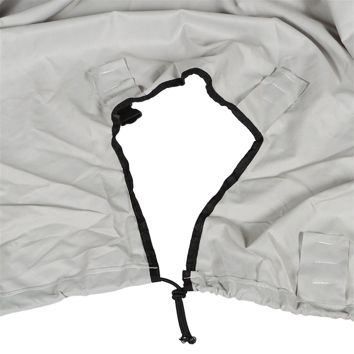 ALL-CARB 600D Water Proof Heavy Duty Trailerable Boat Cover Replacement for Jon Boat 16ft length Beam Width to 75inches Grey