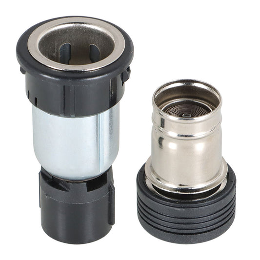 ALL-CARB Black Silver New Cigarette Lighter Assembly Socket Replacement for 1999-2016 Lincoln Mercury XC3Z-15055-AA