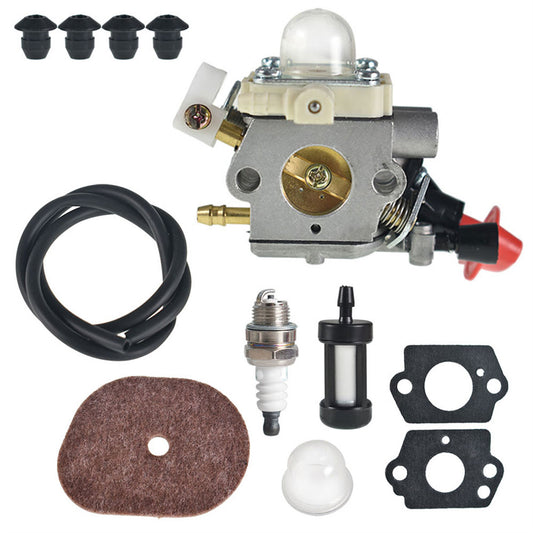 ALL-CARB 41441200608 Carburetor Kit Replacement for Stihl FS50 FS56 FS40 FS70 FC56 FC70 Trimmer Brushcutter Replacement for Zama C1M-S267A