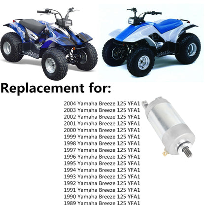 ALL-CARB Starter Replacement for Yamaha 125 Breeze YFA1 124Cc 1989-2004 3FA-81800-01-00