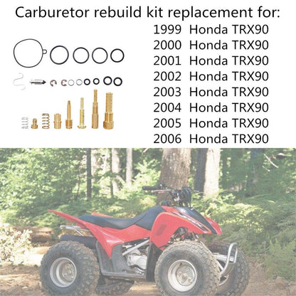 ALL-CARB Carburetor Carb Rebuild Kit Replacement for Honda Sportrax 90 TRX90 1999-2005 2006