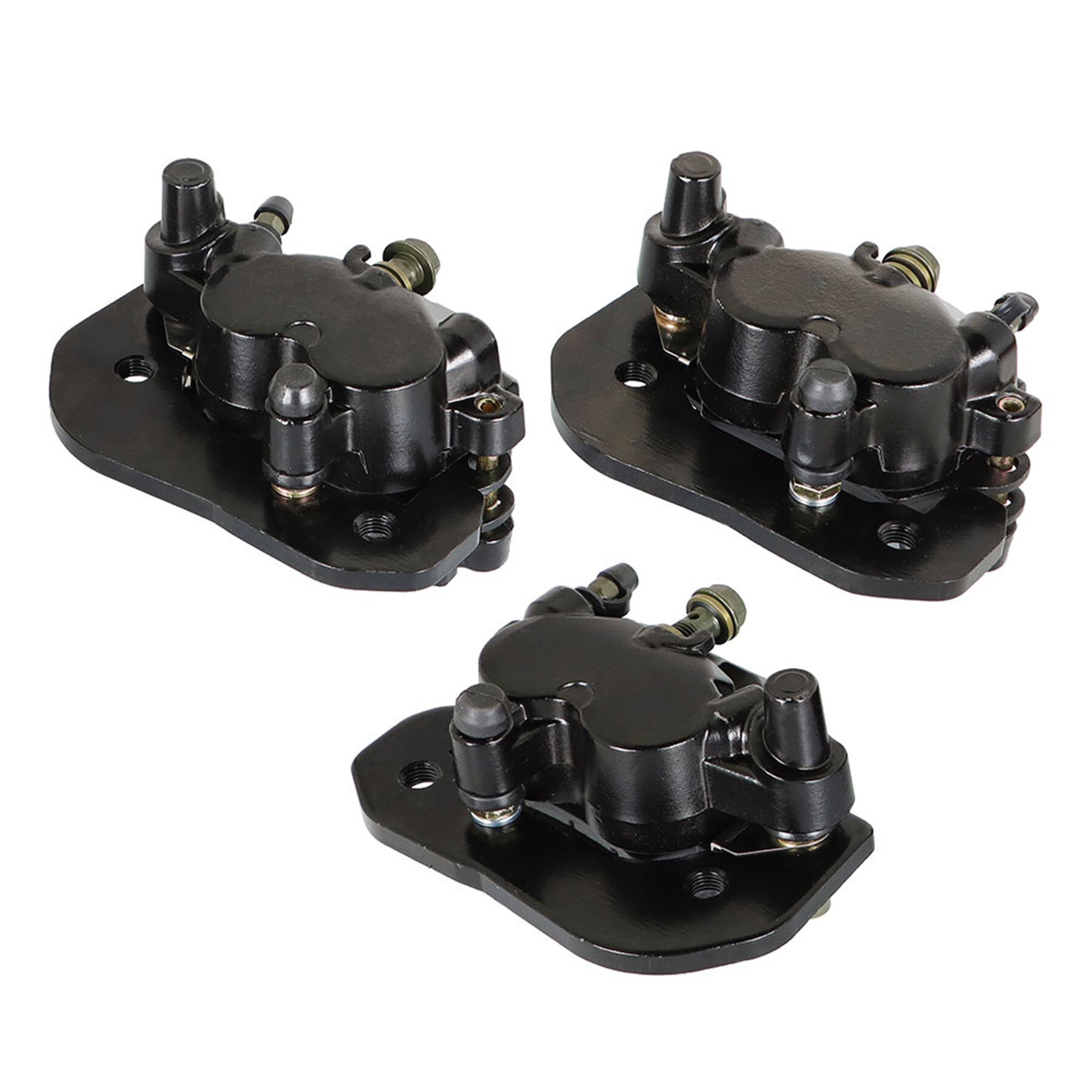ALL-CARB Front + Rear Brake Calipers Replacement for Can-Am Outlander 450 500 570 1000 4X4 w/Pads
