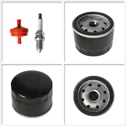 ALL-CARB LT1500 951-12260 Air Filter 951-12690 Oil Filter Replacement for Troy-Bilt TB30 TB30R TB33LS TB42 TBWC33XP LT3800 LT4200 4P90JUB 4P90JUC 4P90M0