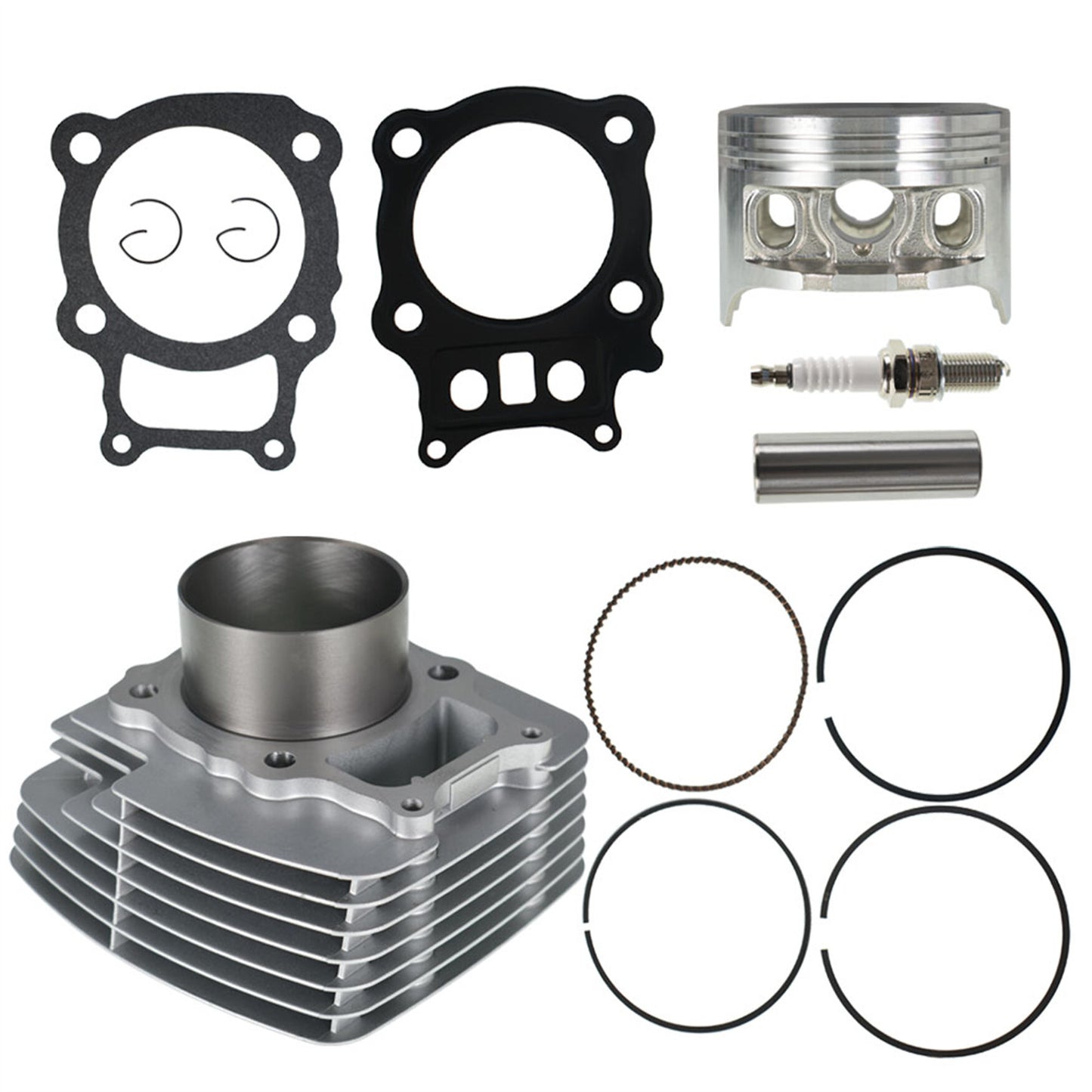 ALL-CARB Cylinder Piston Gasket Rebuild Kit Replacement for Honda Rancher TRX350 2000-2006 98069-57916 329cc