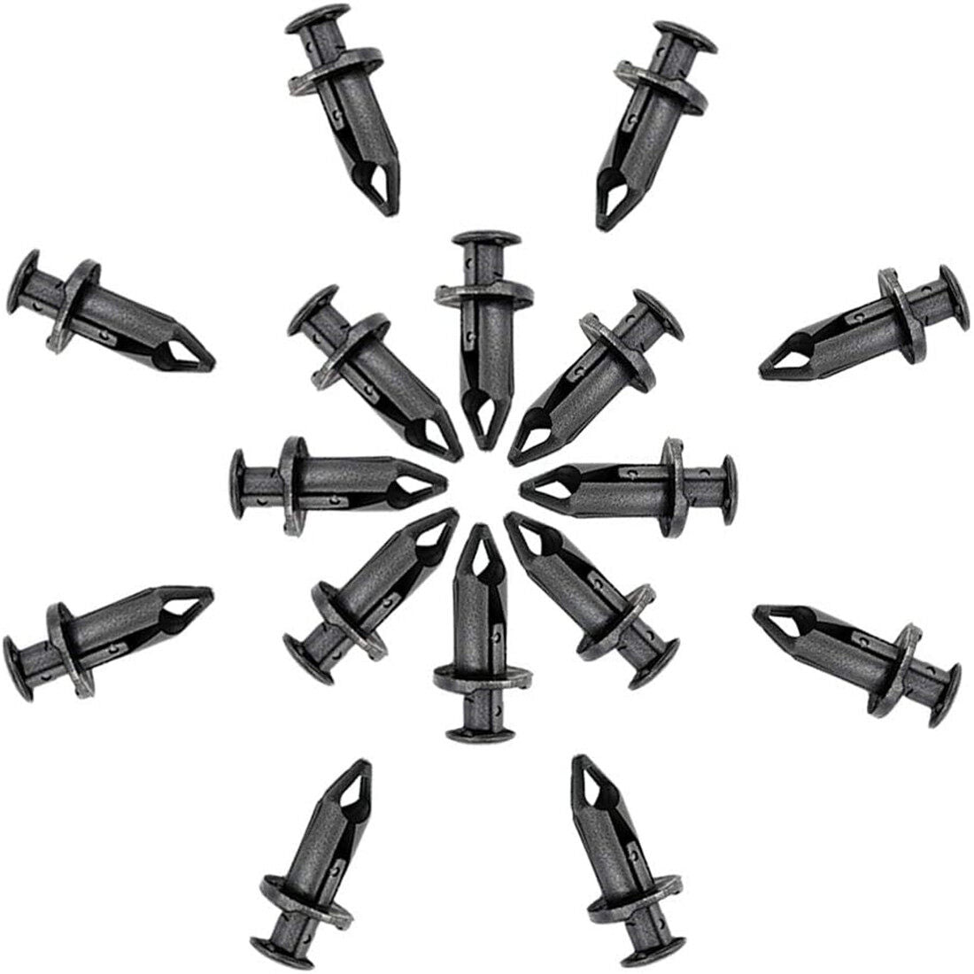 ALL-CARB ATV Retainer Clips 8mm Push Pin Splash Guard Body Panel 100 pcs Replacement for Honda