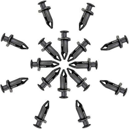 ALL-CARB ATV Retainer Clips 8mm Push Pin Splash Guard Body Panel 100 pcs Replacement for Honda