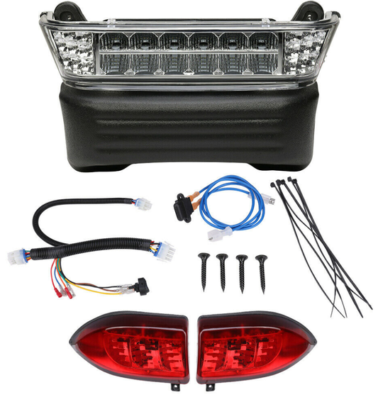 ALL-CARB LED Headlight Turn Light Tail Light Kit Replacement for 2004-2008.5 Club Car Precedent Golf carts