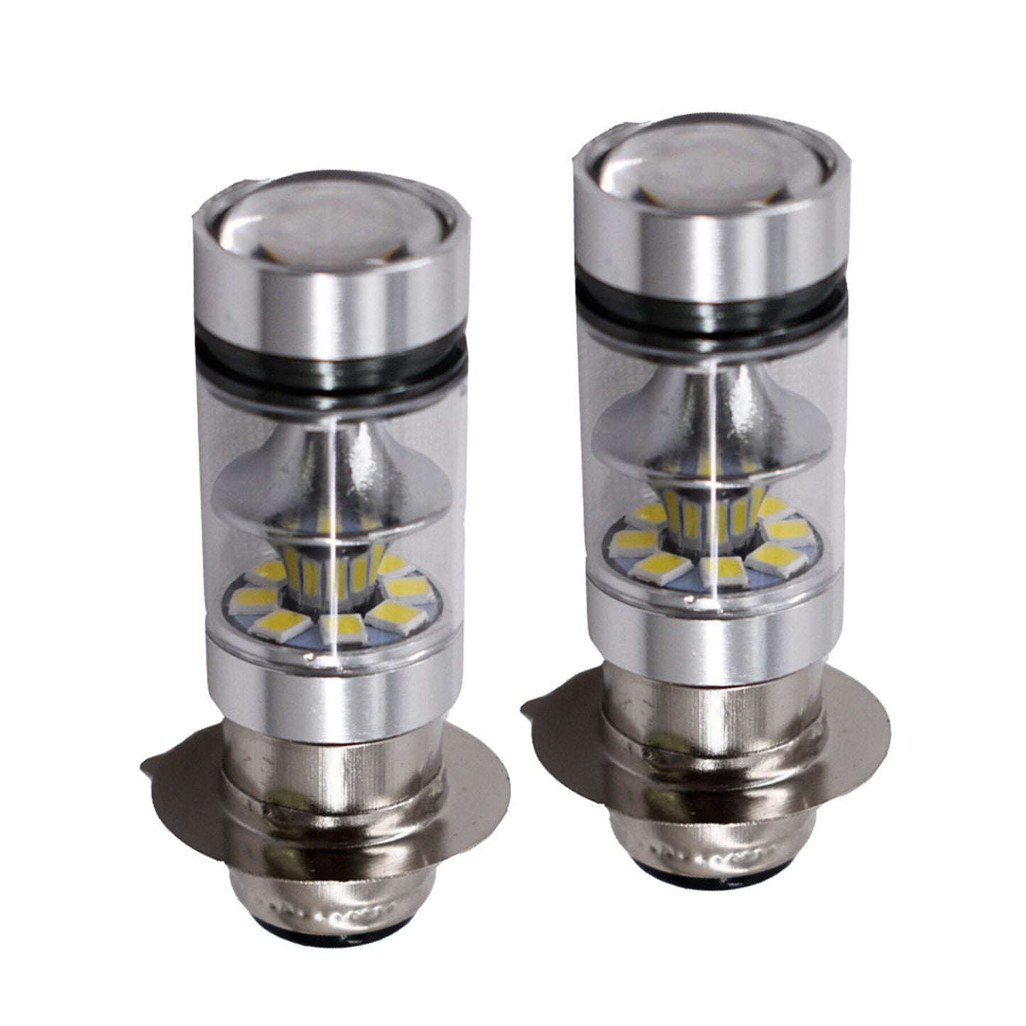 ALL-CARB 100W 2X H6 Super White 6000K LED Bulbs Headlights Replacement for TRX450R 450ER 450