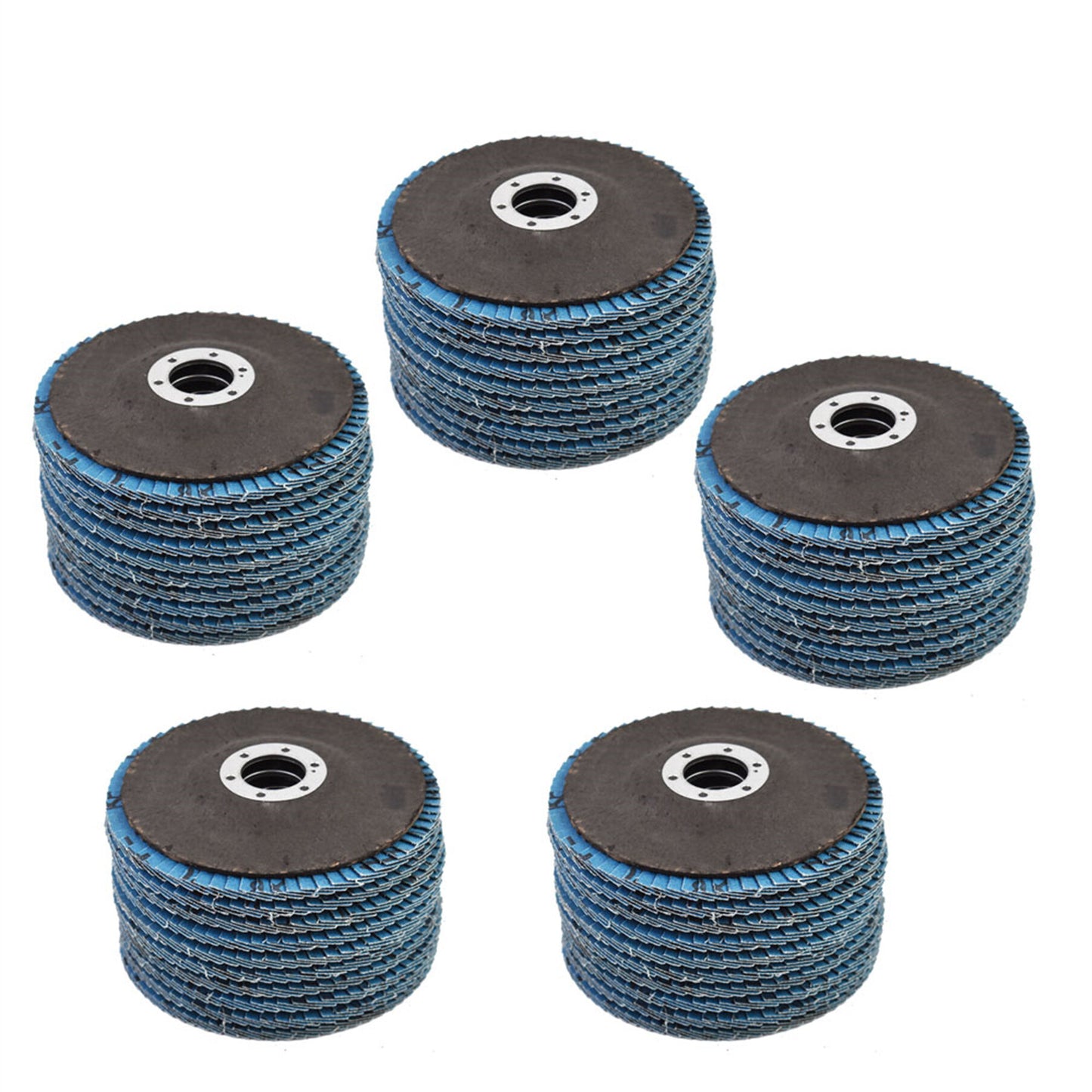 ALL-CARB 50Pack 4.5 Inch x 7/8 Inch Flap Disc Zirconia Premium Grinding Wheel 80 Grit Type-29