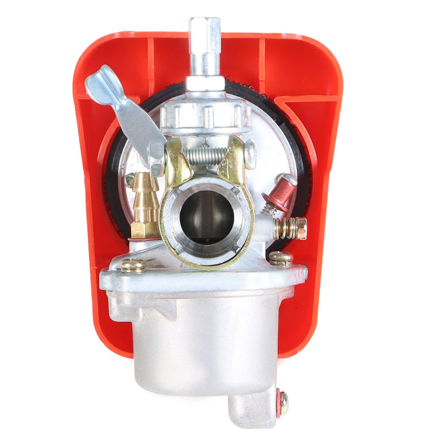 ALL-CARB Red Carburetor Replacement for 2 Stroke 49cc 50cc 60cc 66cc 80cc Bicycle Motorized Engine Kit