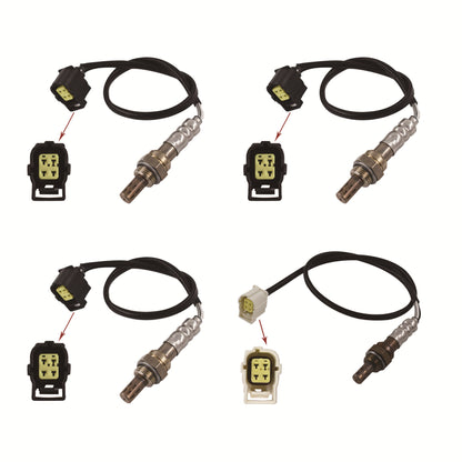ALL-CARB 4Pcs Air Fuel Ratio Sensor 56041953AA Replacement for 2002-2004 Liberty V6 3.7L Grand Cherokee 4.0L 234-4029
