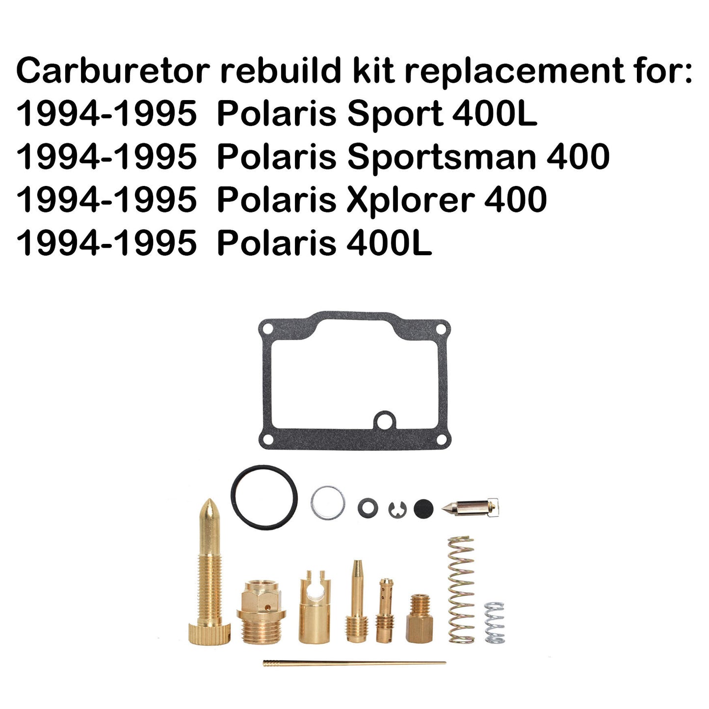 ALL-CARB Carburetor Rebuild Carb Kit Replacement for Polaris Sport Sportsman Xplorer 1994 1995 400 400L