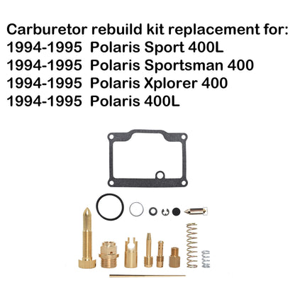 ALL-CARB Carburetor Rebuild Carb Kit Replacement for Polaris Sport Sportsman Xplorer 1994 1995 400 400L