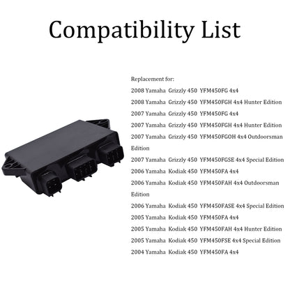 ALL-CARB CDI Box Replacement for Yamaha Kodiak 450 YFM450 5ND-85540-10-00 2004-2007