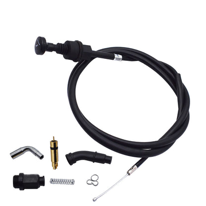 Carburetor Carb Choke Cable and Starter Valve Plunger Kit Fits For Honda Rancher 350 2000-2006