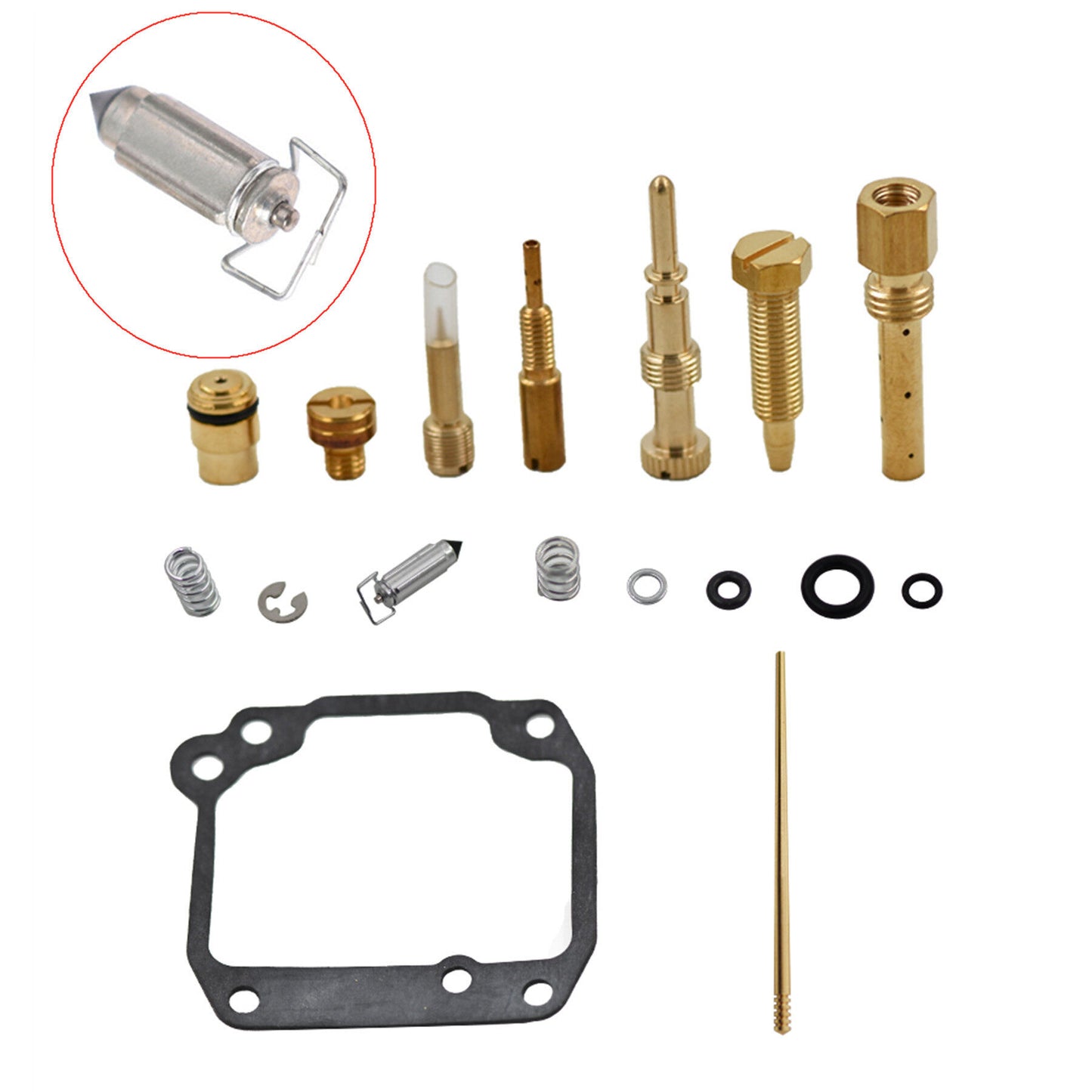 ALL-CARB Carburetor Repair Carb Rebuild Kit Replacement for Suzuki Quadrunner LT185 1984 1985 1986 1987