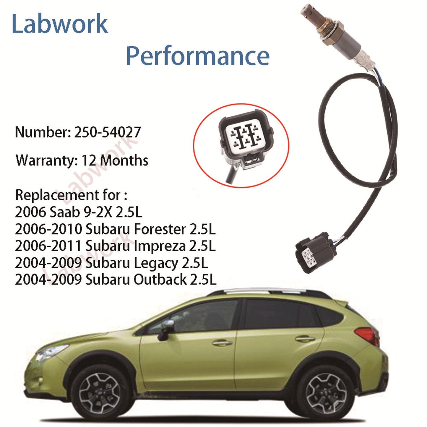 ALL-CARB Air Fuel Ratio Sensor Replacement for 2004-2011 Saab Subaru Forester Impreza Legacy Outback 250-54027