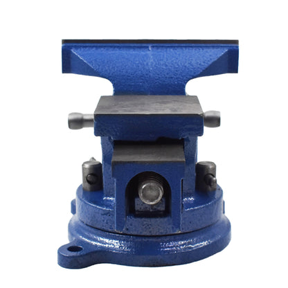 ALL-CARB 5 Bench Vise Table Top Clamp Press Locking Swivel Base Heavy-Duty for Crafting Painting Sculpting Modeling Electronics Soldering Woodworking and Fishing Tackle