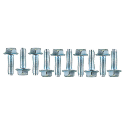 ALL-CARB 10 Piece Set UTV Skid Plate Bolts and Washers Replacement for Polaris General Ranger RS1 RZR 500 570 700 800 900 1000 Turbo 7556065 7518529