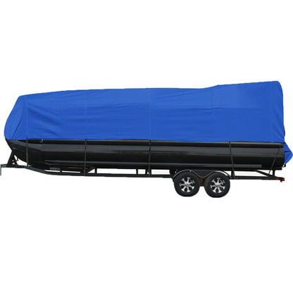 ALL-CARB 21ft-24ft Boat Cover Trailerable Heavy Duty Rain Snow Resistant Protection, Fishing Boat, Runabout, Bass Boat, Pontoon Beam 102