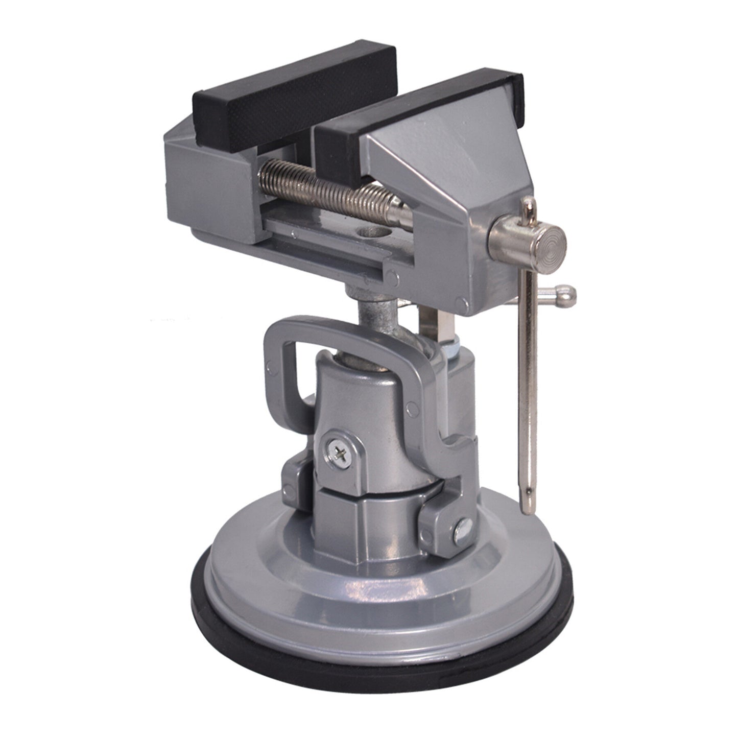 ALL-CARB Vacuum Base Vise Portable Base Vise 3.15 Jaw Width Pivots Multi-Angle Rotate 360?°for Various Smooth Work Surfaces