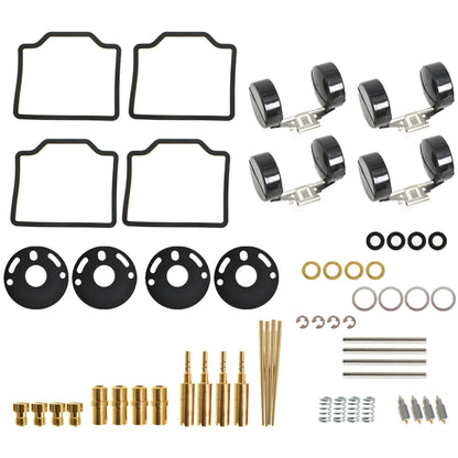 ALL-CARB 4x Carb Carburetor Rebuild Repair Kits & Float Replacement for Honda CB750 CB 750 K4