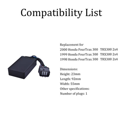 ALL-CARB CDI Igniter 30410-HM5-A10 Replacement for Honda 300 Fourtrax 1998-2000