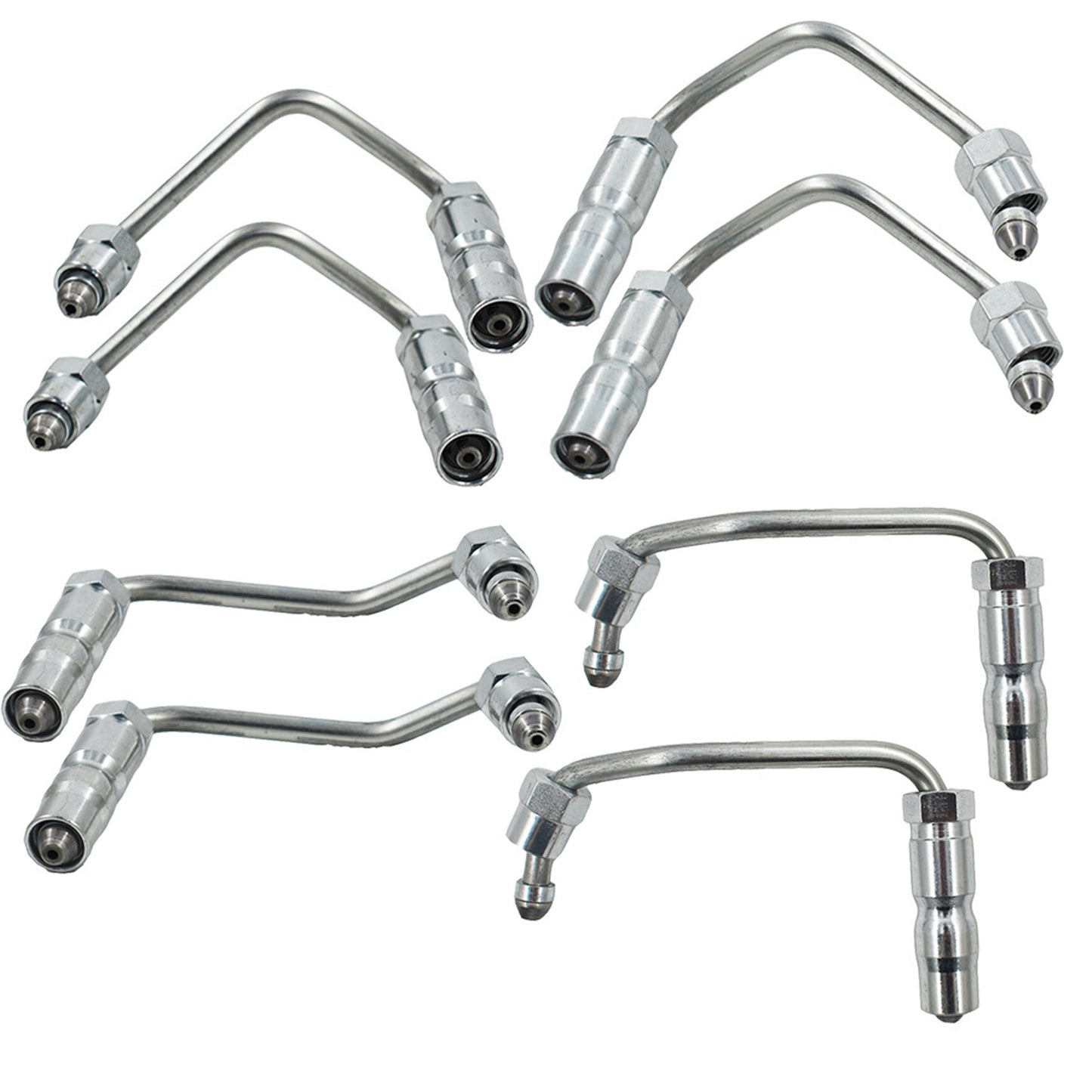 ALL-CARB 904-126 904-127 904-128 Fuel Injector Supply Lines 8PCS Replacement for 2001-2004 Chevy Chevrolet Silverado Duramax Diesel and GMC Sierra 2500HD 3500 LB7