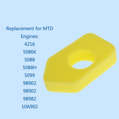 ALL-CARB 698369 20 Pcs Air Filter Replacement for Briggs & Stratton 10B902 9B902 98902 490-200-0011