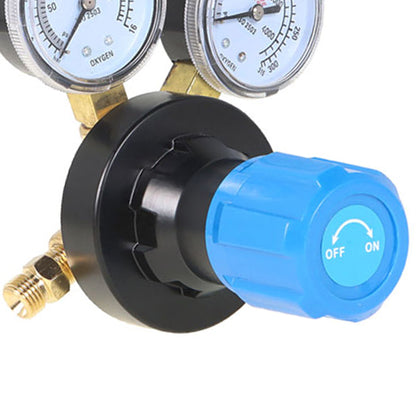 ALL-CARB 2 Piece Set Oxygen and Propane Propylene Regulators Welding Gas Gauge Medium/Heavy Duty (CGA 540 CGA 510)