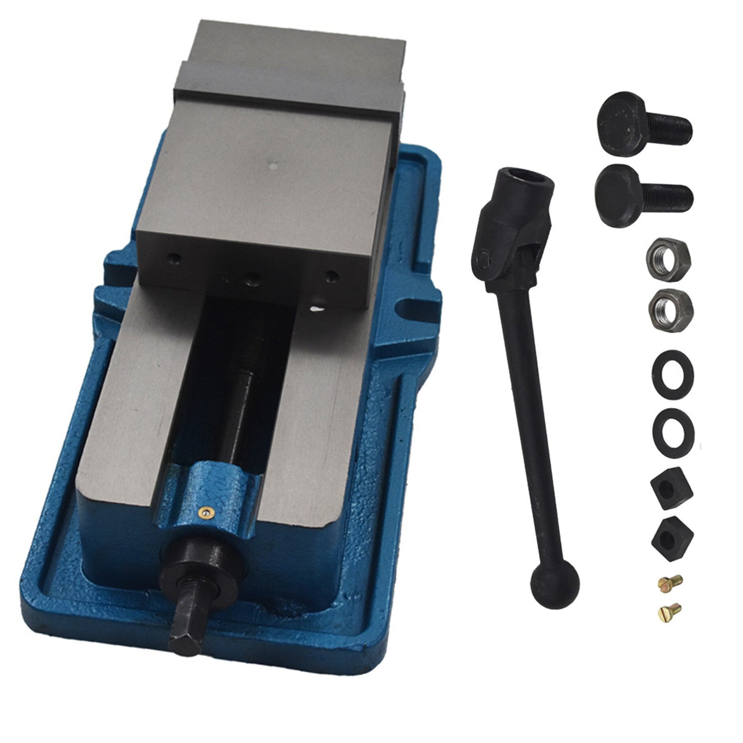 ALL-CARB Bench Clamp Vise 6 Inch Precision Mill Vise without Base Fit for Milling Shaping and Drilling Machines