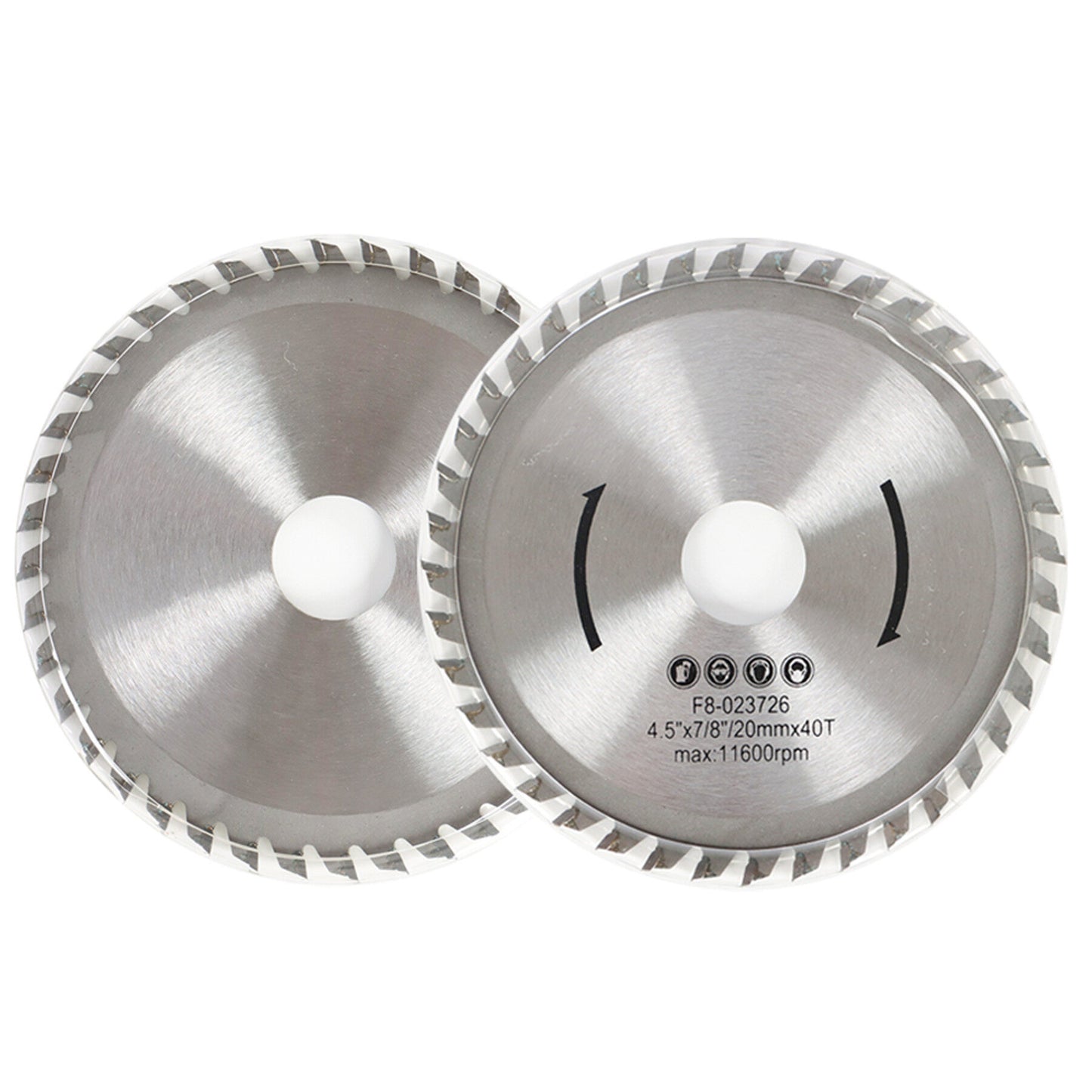 ALL-CARB 4-1/2 Inch Circular Saw Blade with 7/8 Inch Arbor 40 Teeth Alloy Steel Hard Soft Wood Cutting Saw Blade 3 Pieces