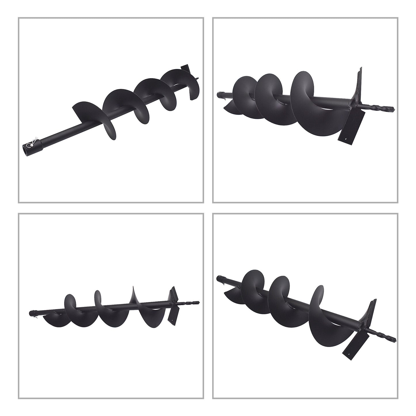 ALL-CARB Auger Drill Bit 6 x 31 inch Garden Auger Spiral Drill Bit Earth Auger Bit Post or Umbrella Hole Digger with 3/4 Shaft