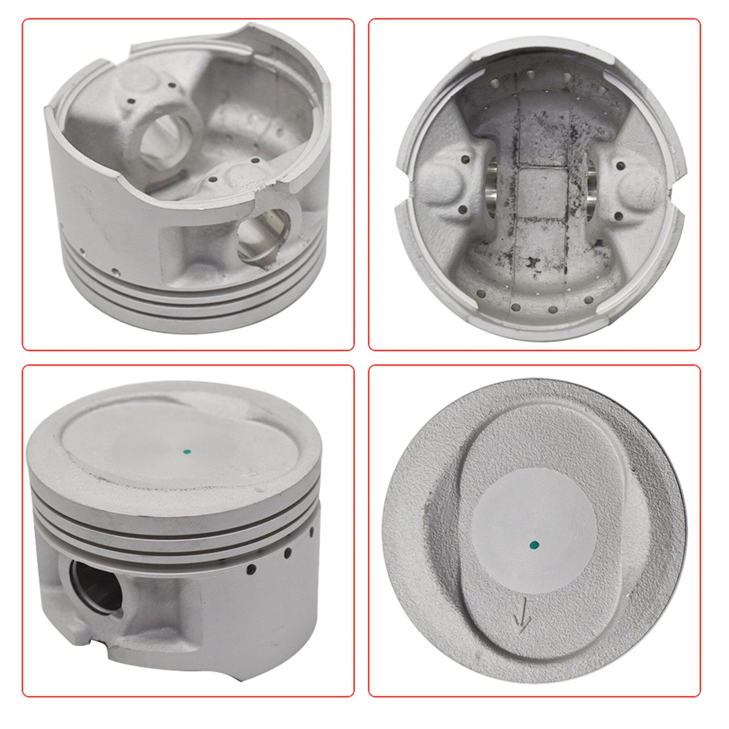 ALL-CARB Cylinder Piston Gasket Top End Kit Replacement for Yamaha Warrior 350 1987-2004 348cc